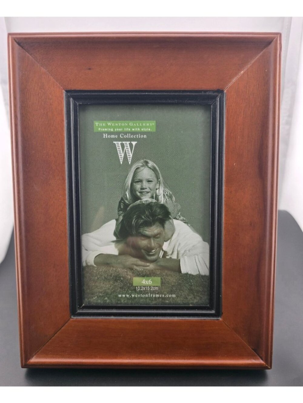 Weston Gallery Home Collection 4x6 Wooden Picture Frame With Black Inner Border